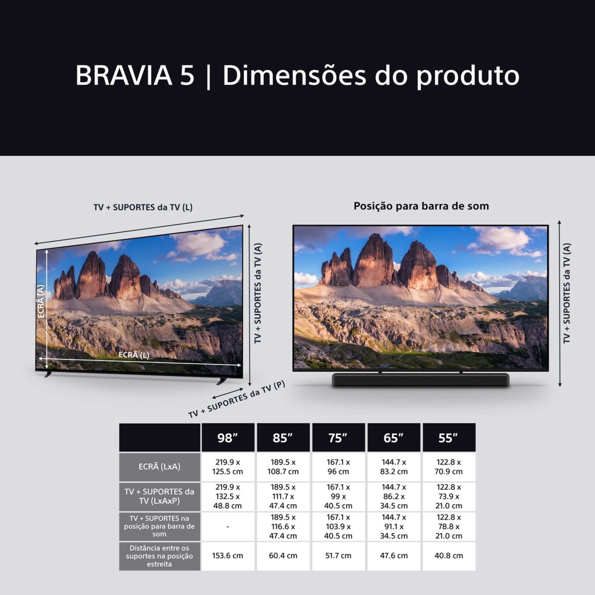 TV MiniLED Sony 85''Bravia 5 K85XR55BP, 215cm, MiniLED 4K HDR, Google TV, Processador AI XR, Acoustic MultiAudio, Dolby Vision, Dolby Atmos, Game Menu 14