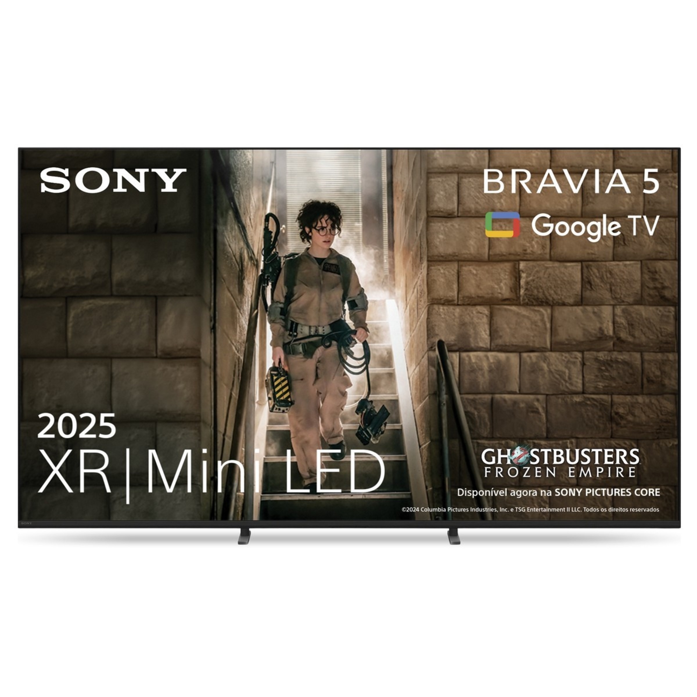 TV MiniLED Sony  LED 98'' Bravia 5 K98XR55BP, 248cm, MiniLED 4K HDR, Google TV, Procesador AI XR, Acoustic MultiAudio. Dolby Vision, Dolby Atmos, Game 1