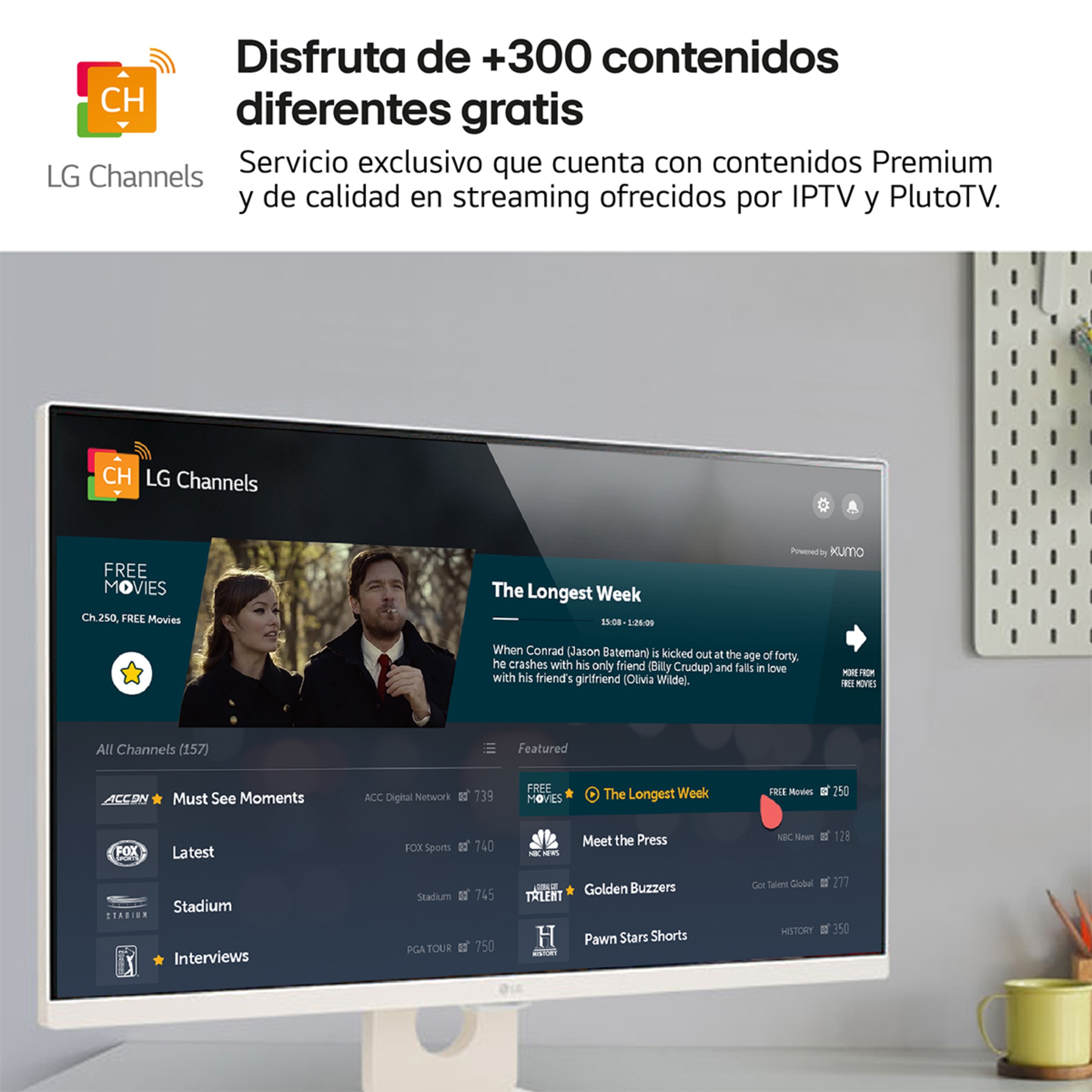 Monitor PC 68,5cm (27") LG MyView Smart Monitor 27U511SA-W, 100 Hz, Full HD Blanco-8