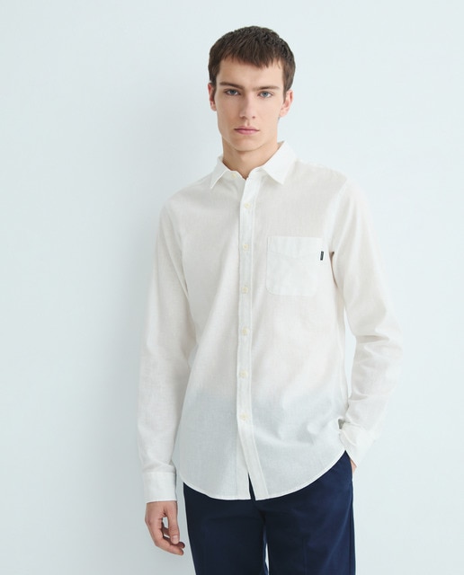 Imagem 0 de Camisa Slim Fit com Manga Comprida