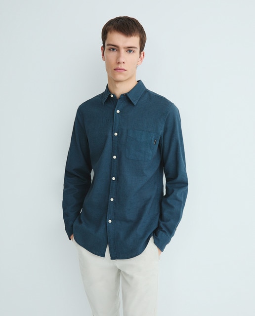 Imagem 0 de Camisa Slim Fit com Manga Comprida