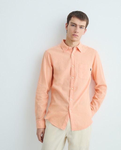 Imagem 0 de Camisa Slim Fit com Manga Comprida