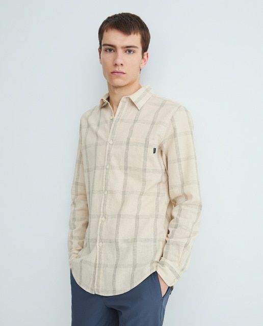 Imagem 0 de Camisa Slim Fit com Manga Comprida