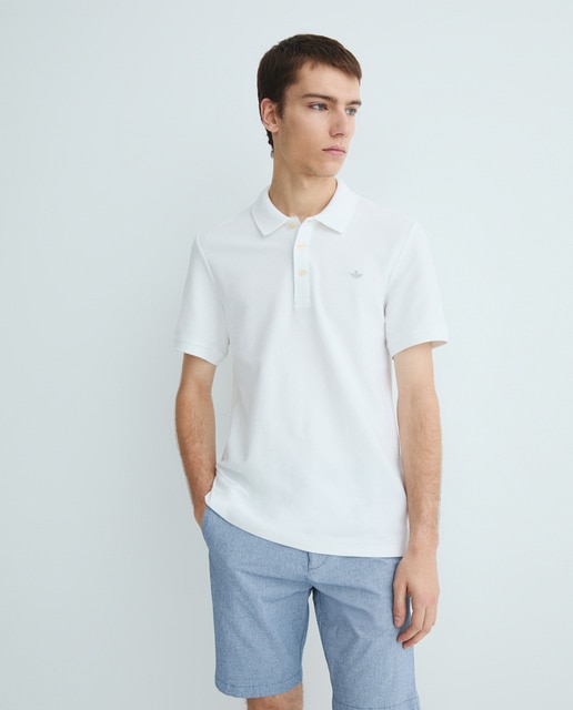 Imagen 0 de Polo de hombre de manga corta, slim fit.