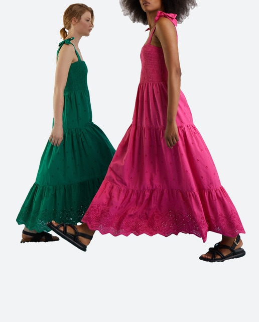 Imagen 0 de Vestido midi bordado