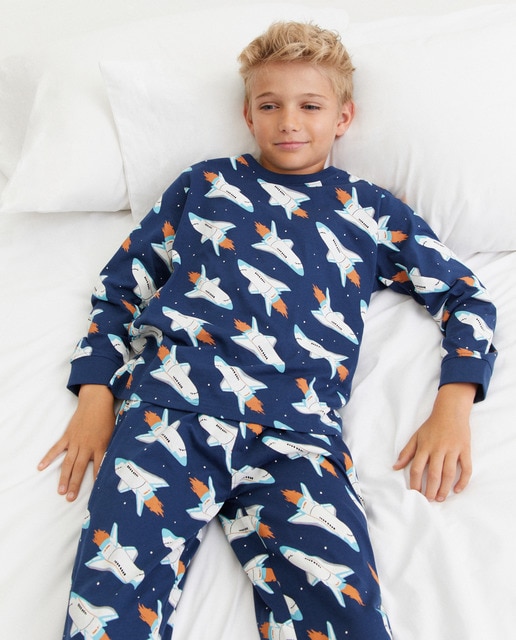 Imagem 0 de Pijama Completo de Malha com Estampado