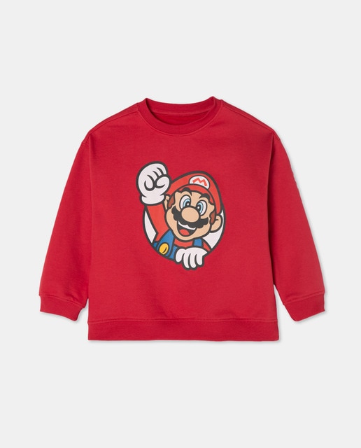Imagen 0 de Sudadera cerrada con estampado licencia Mario Bross de niño