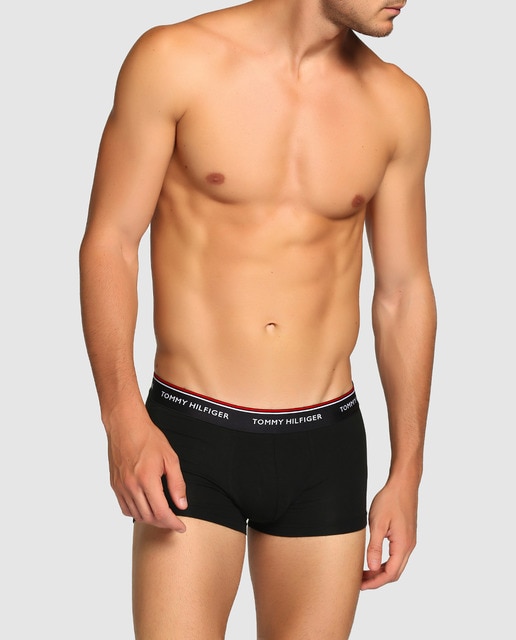 Imagen 0 de Pack tres boxers de hombre Tommy Hilfiger negros