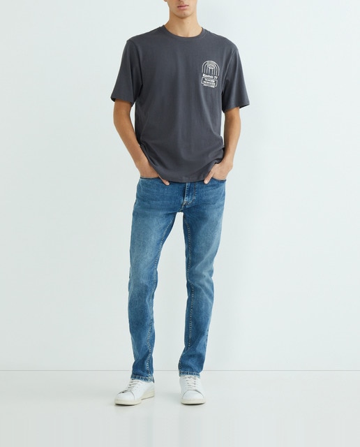 Imagen 0 de Camiseta de manga corta y print trasero