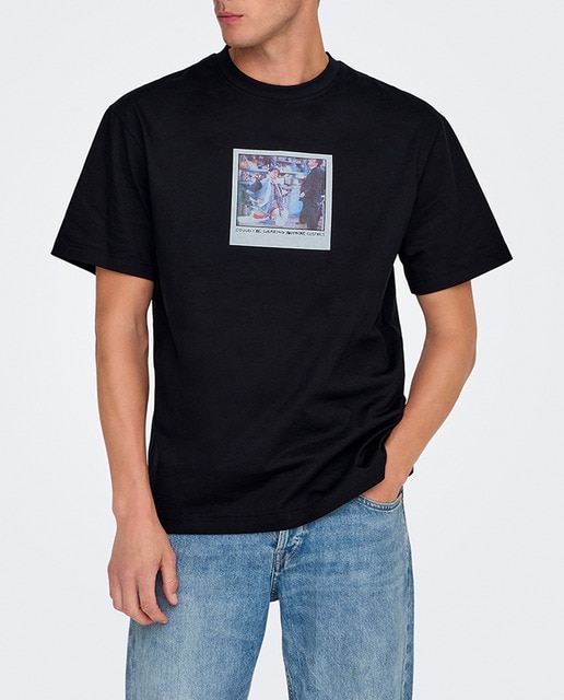 Imagen 0 de Camiseta de hombre manga corta relaxed fit