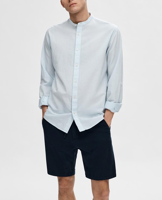 Imagen 0 de Camisa de hombre con algodón orgánico regular lisa