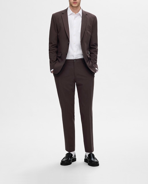 Imagen 0 de Pantalón de traje de hombre Slim Fit liso