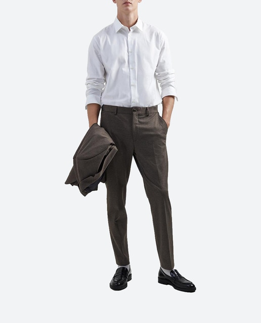 Imagen 0 de Pantalón de traje de hombre Slim Fit