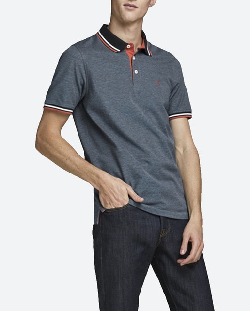 Imagen 0 de Polo de hombre slim de manga corta