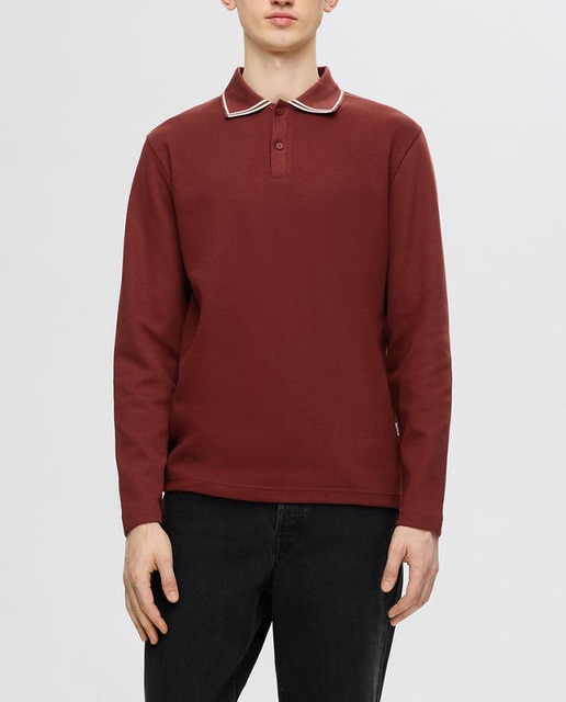 Imagen 0 de Polo de hombre 100% algodón orgánico, manga larga