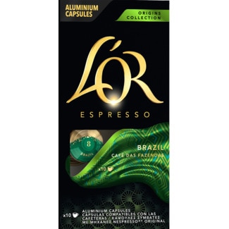 Cápsulas Café Brasil embalagem 10 unidades - L'or
