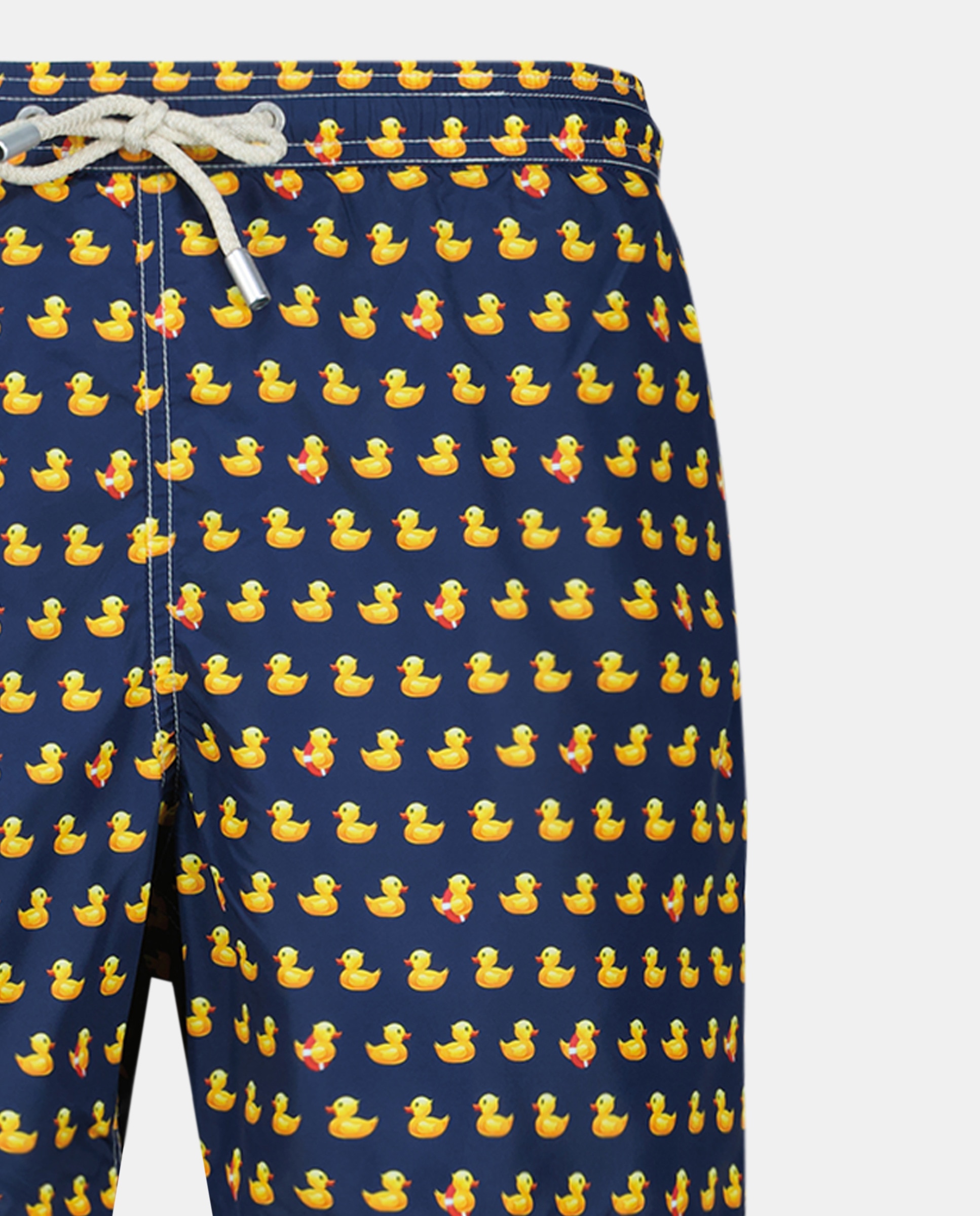 Calções de Banho de 40 cm de Comprimento com Cós Elástico e Dois Bolsos Azul-3
