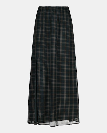 Imagen 0 de Falda larga con estampado de mujer