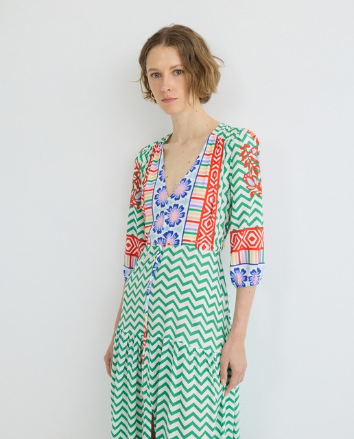 Imagem 0 de Vestido Mini com Manga em Balão