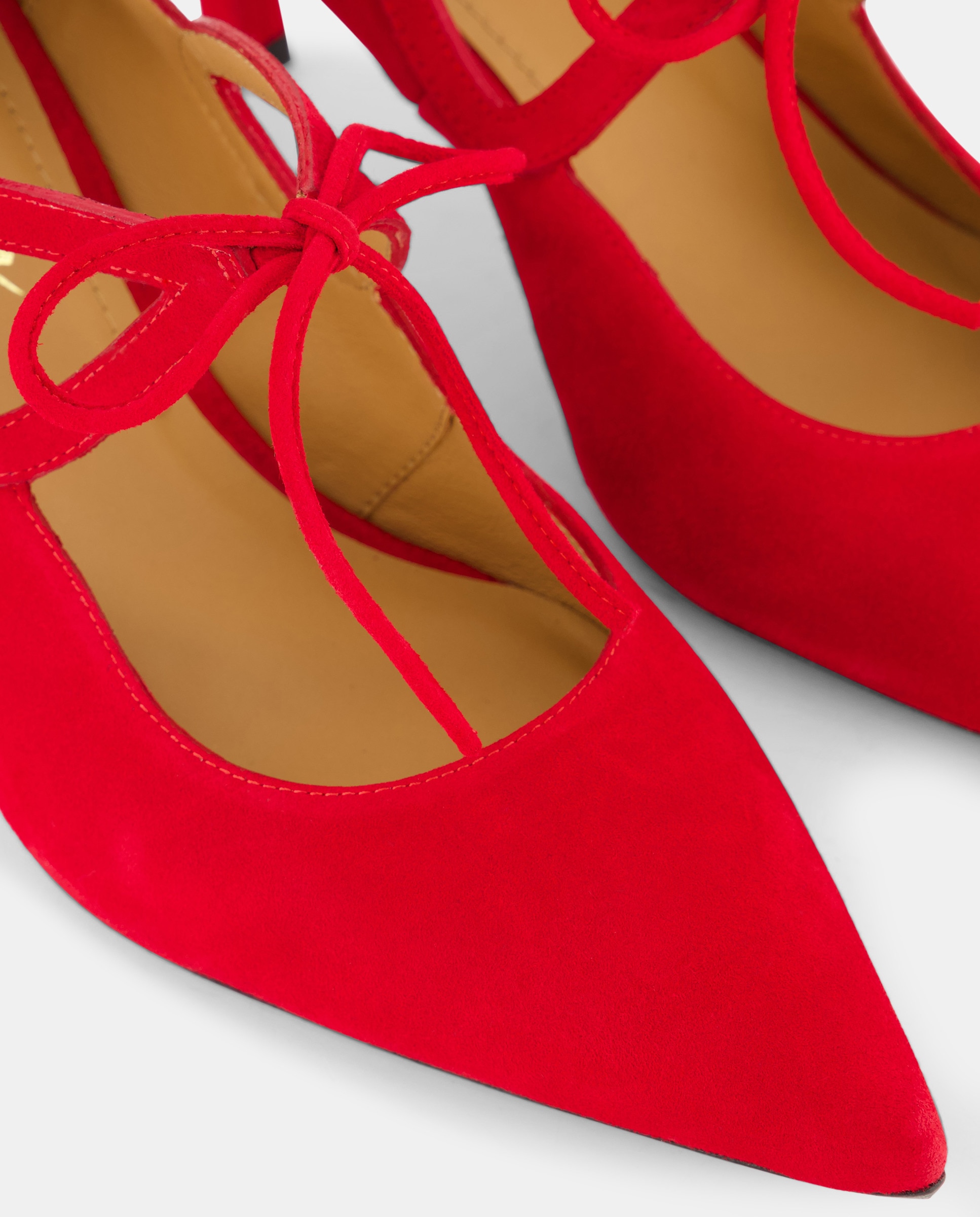 Sapatos de Salto 600 Vermelho-5