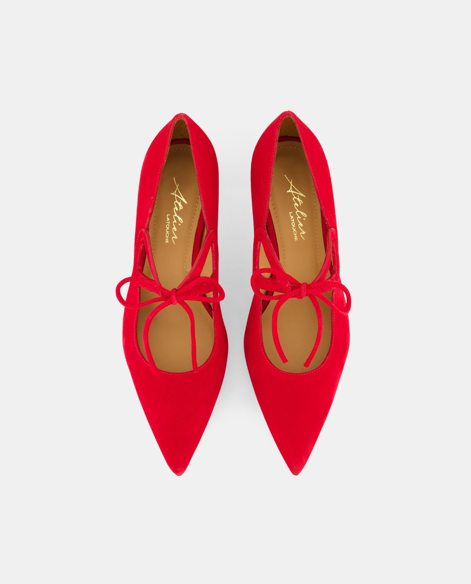 Sapatos de Salto 600 Vermelho-4