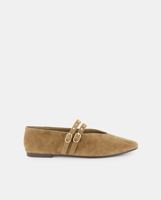 Imagem 0 de Sapatos Rasos com Fivela Dupla Rock
