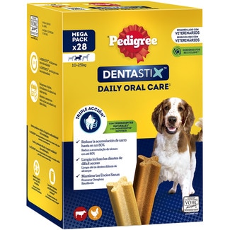 Dentastix snack dental para perros de tamaño mediano 28 unidades 25,7 g - Pedigree