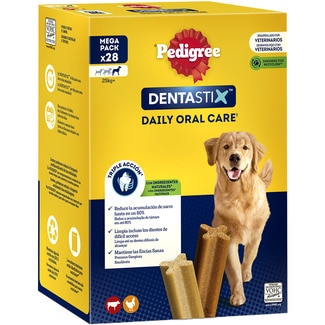Dentastix snack dental para perros de tamaño grande 28 unidades 38,5 g - Pedigree