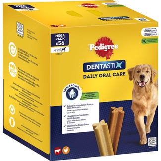 Dentastix snack dental para perros de tamaño grande 56 unidades 38 g - Pedigree