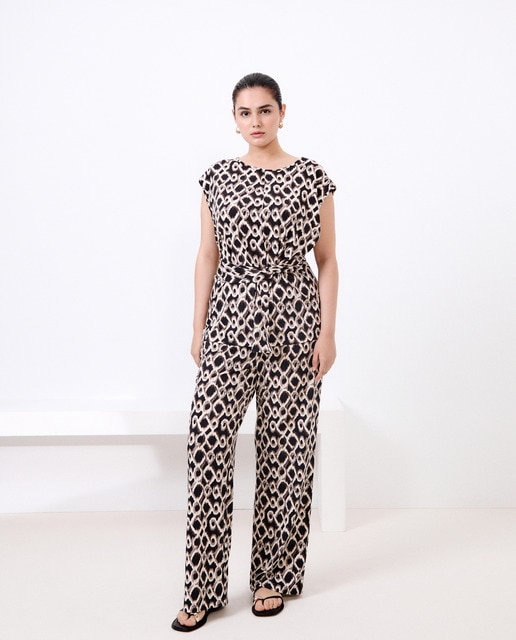 Imagen 0 de Pantalón fluído de punto de mujer