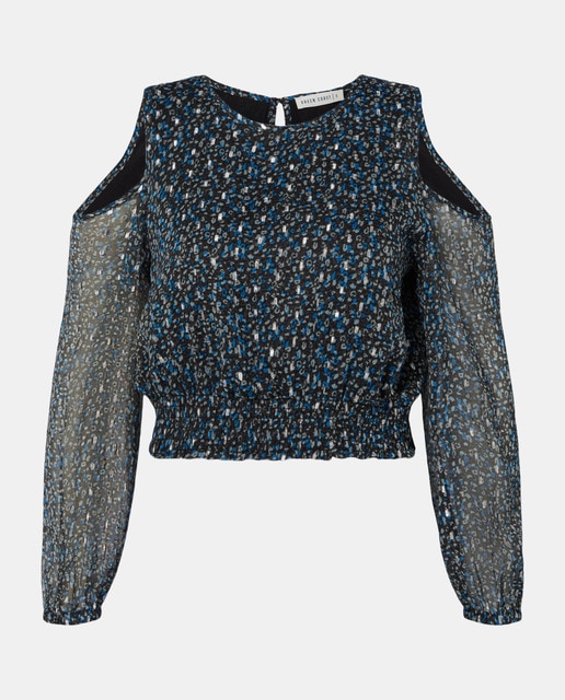 Imagem 0 de Top de Chiffon Lets Get Out
