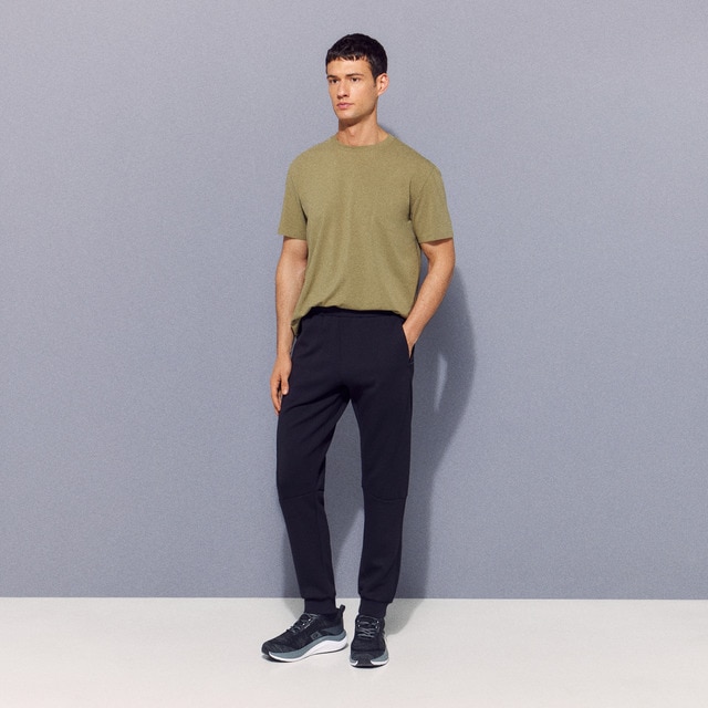 Imagen 0 de Pantalón largo con puño de viscosa de sportcasual de hombre Boomerang