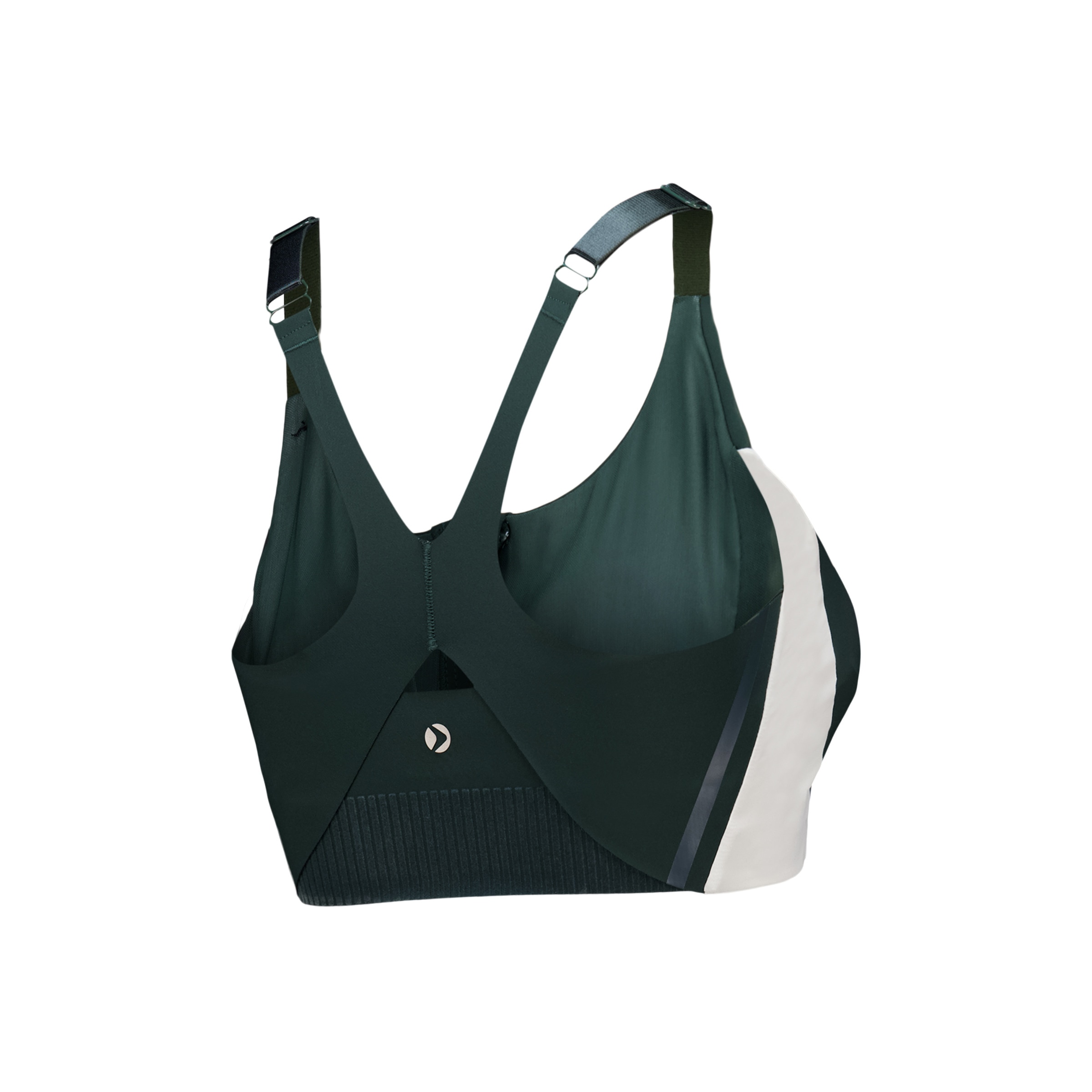 Top de Training de Mulher com Fecho de Correr Verde-5