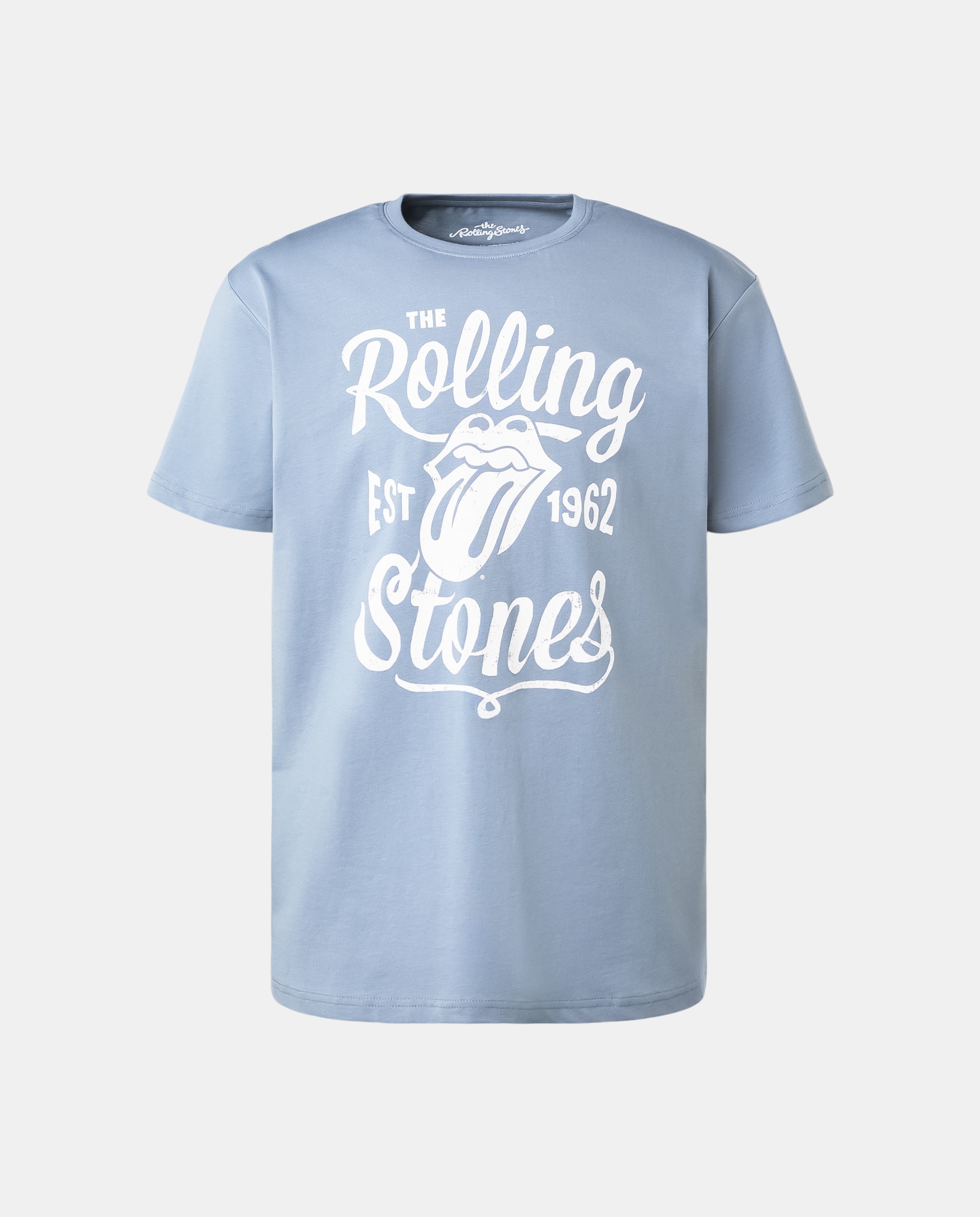 T-shirt de Manga Curta Rolling Stones 400 Azul-4