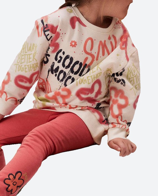 Imagen 0 de Sudadera oversize de niña