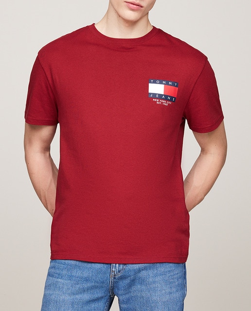 Imagen 0 de Camiseta de hombre manga corta con logo en espalda