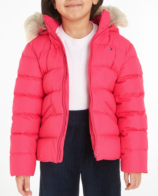 Imagen 0 de Abrigo de niña acolchado con capucha