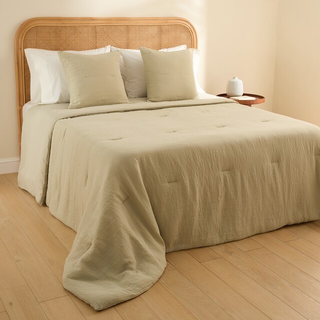 Imagem 0 de Edredão Reversível com Capa de Almofada Gofre