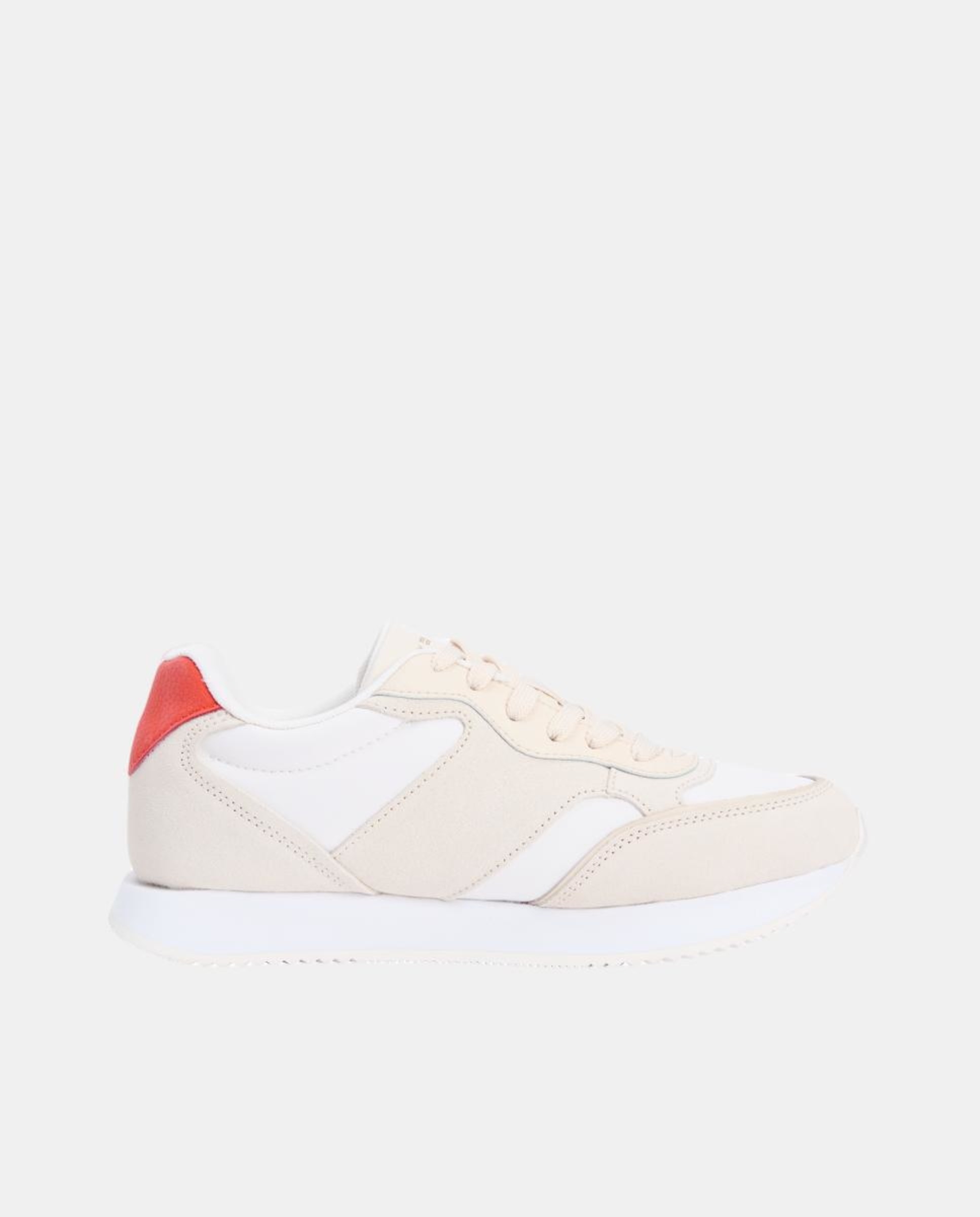 Sapatilhas de Running com Logótipo Bordado Branco-3