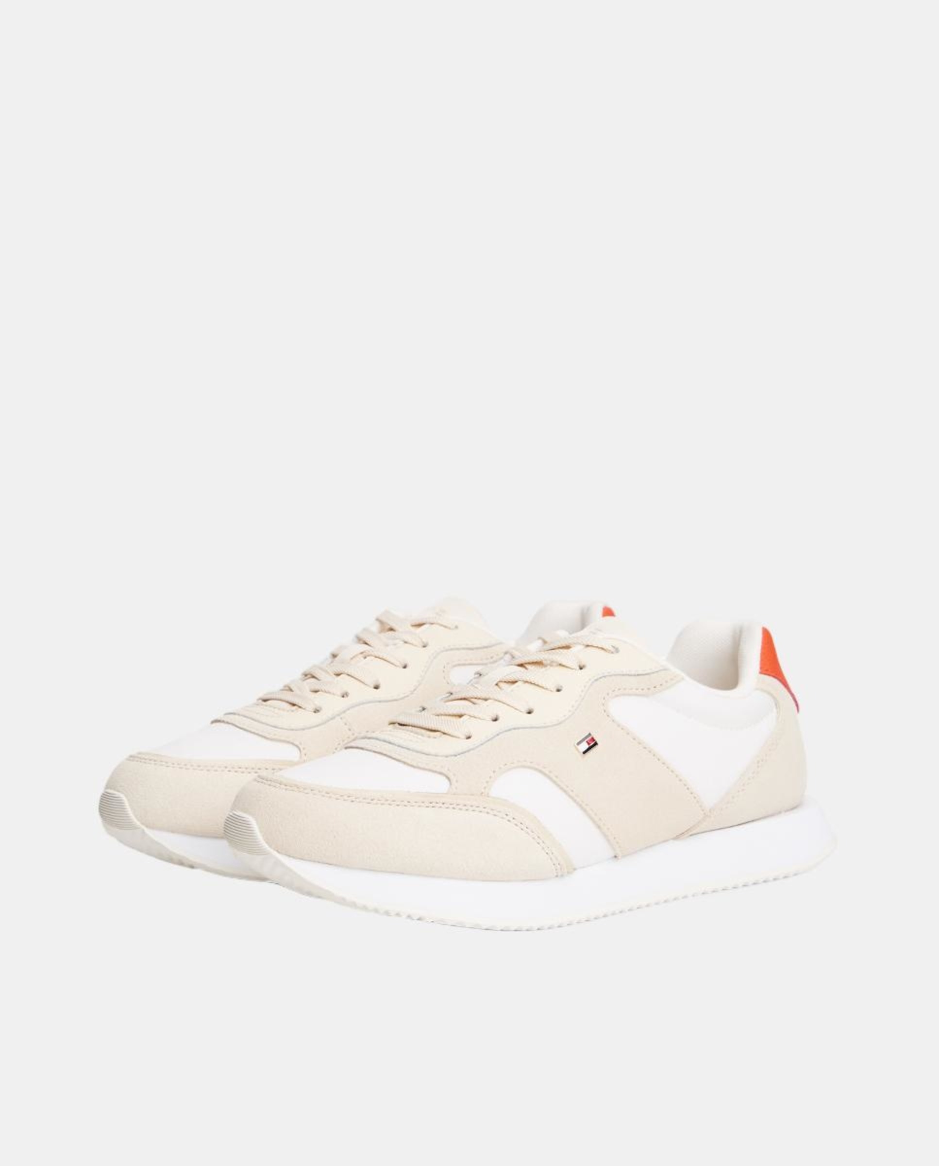 Sapatilhas de Running com Logótipo Bordado Branco-2