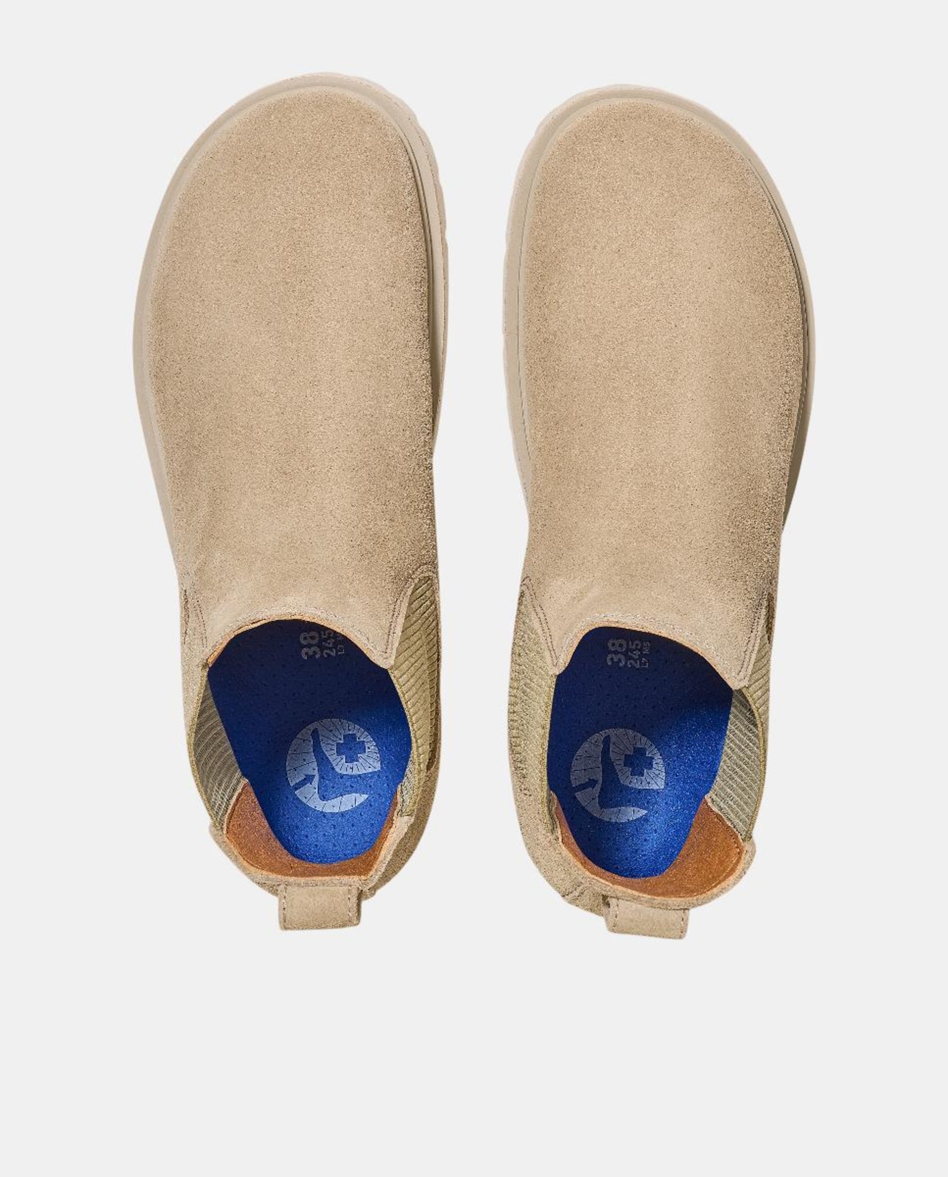 Botins Highwood Slip-On Taupe-3