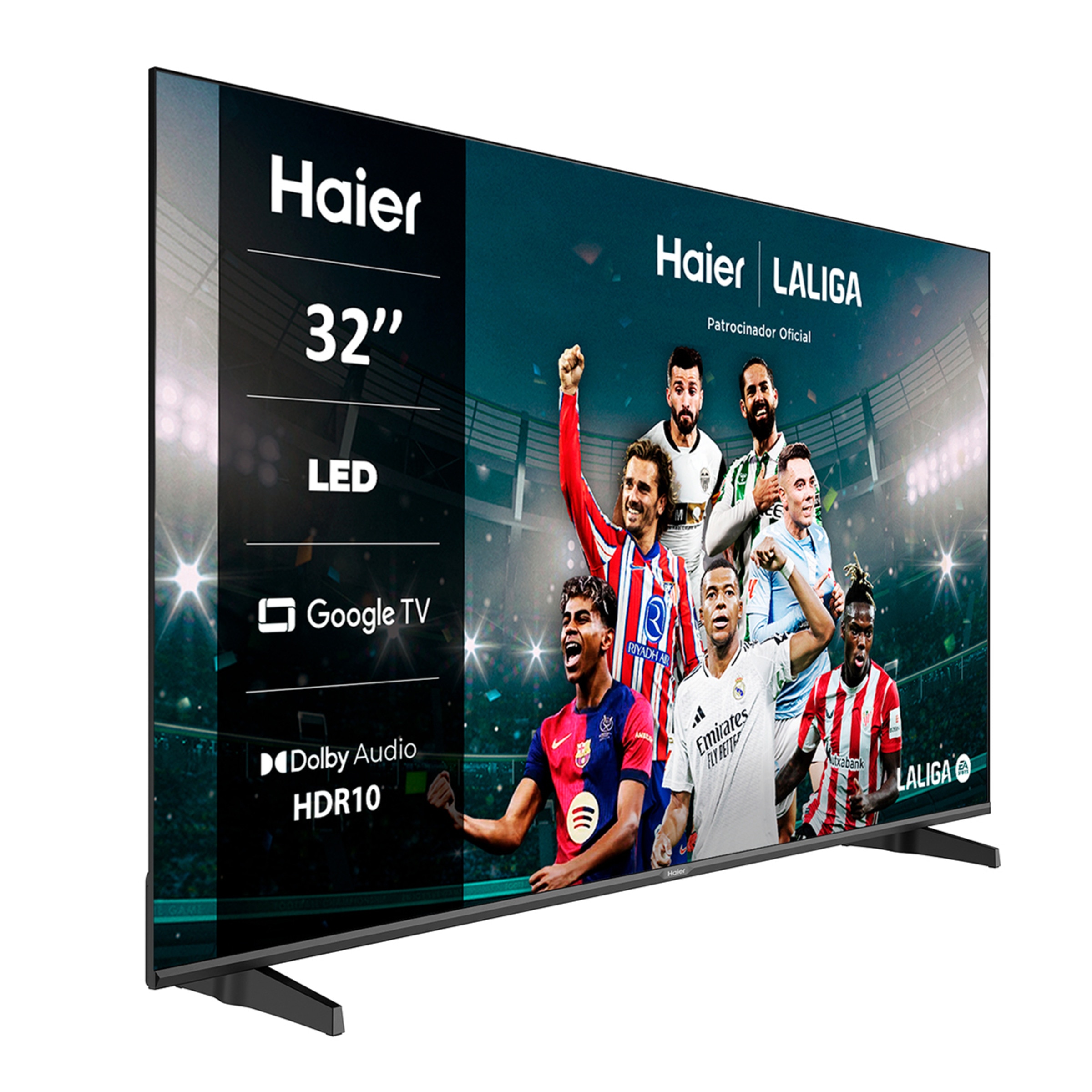 TV LED 80 cm (32") Haier H32K85FUX Full HD, Smart Google TV, HDR10, Dolby Audio Black-3