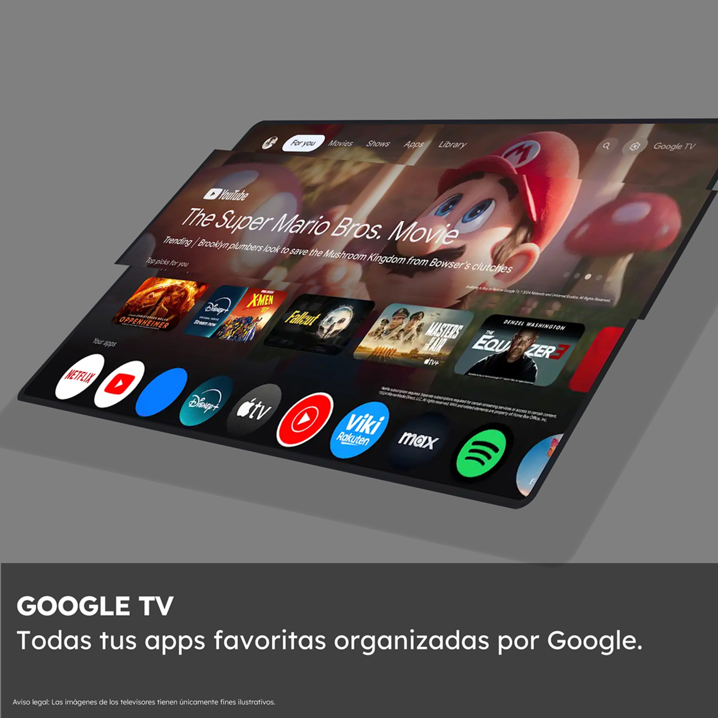 TV LED 108 cm (43") Haier H43K85FUX UHD, Smart Google TV, HDR10, Dolby Audio Negro-6