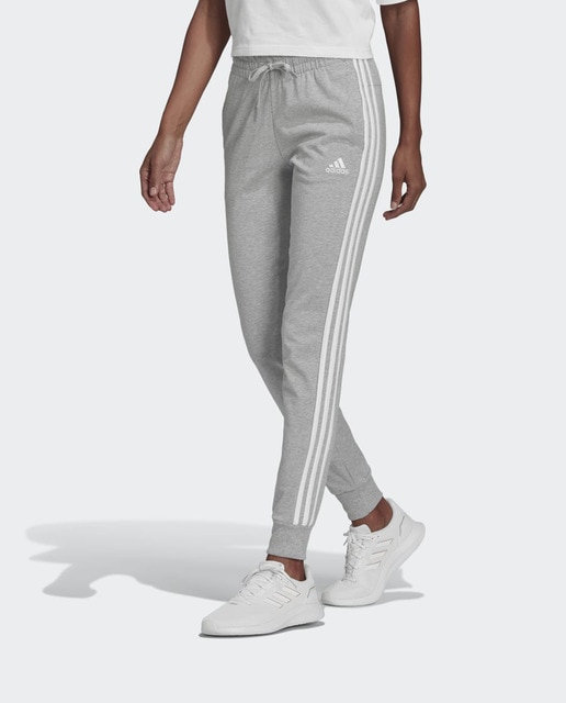 Imagen 0 de Pantalón de mujer Essentials Single Jersey 3 bandas adidas