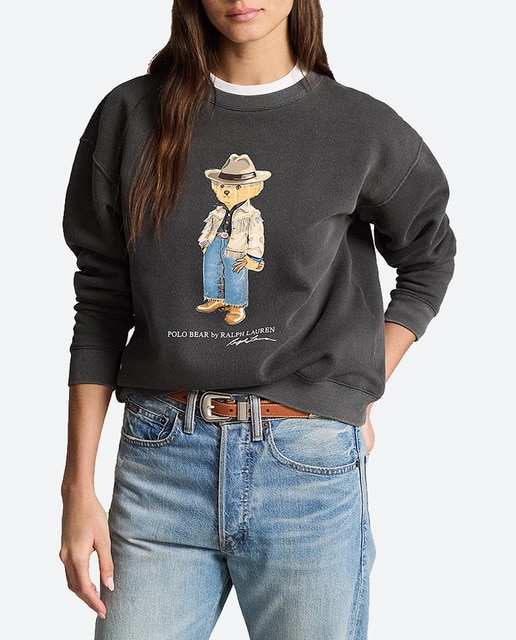 Imagen 0 de Sudadera de mujer de cuello redondo con Polo Bear