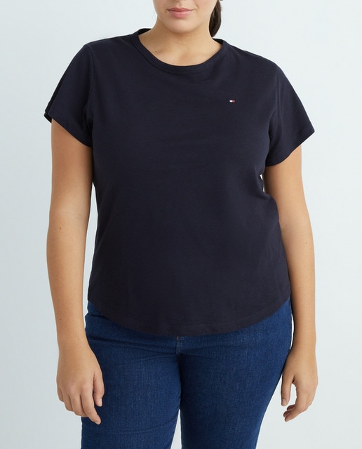 Imagen 0 de Camiseta de mujer de cuello redondo y manga corta.