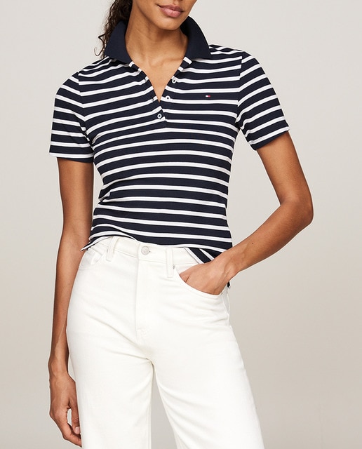 Imagen 0 de Polo de mujer de manga corta y fit slim
