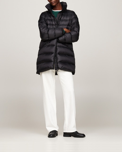 Imagen 0 de Abrigo plumífero de mujer de grosor medio y con cierre de cremallera