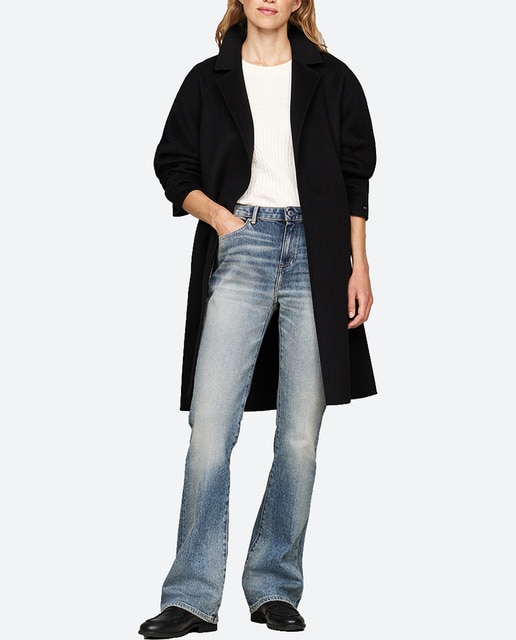 Imagen 0 de Abrigo de mujer largo con cinturón