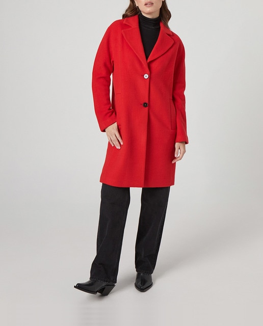 Imagen 0 de Abrigo basico ultrasoft solapa de mujer